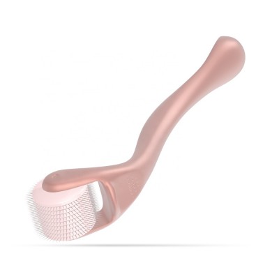 NEW generation professional rose gold matte handle Derma Roller 0.5mm derma rolling system for face