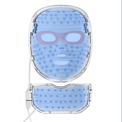 LED light therapy mask with neck pdt machine