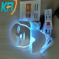 OEM private logo Europe America market skin whitening 7 Color LED Light Therapy facial Mask