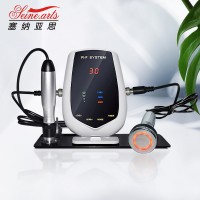 Latest RF face lift/skin tightening radio frequency beauty device with photorejuvenation red light for home use (LW-113)